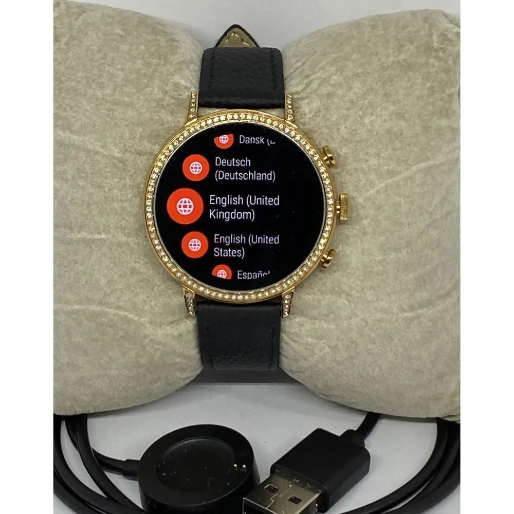 Fossil Gen 4 Authentic Digital Dial Smart Watch Custom Band FTW6021 CR107